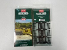 PECO Model Scene Fences & Gates 5085 Lot of 2 00/HO Scale New Packaged