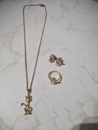 Children cat jewellery - cat,