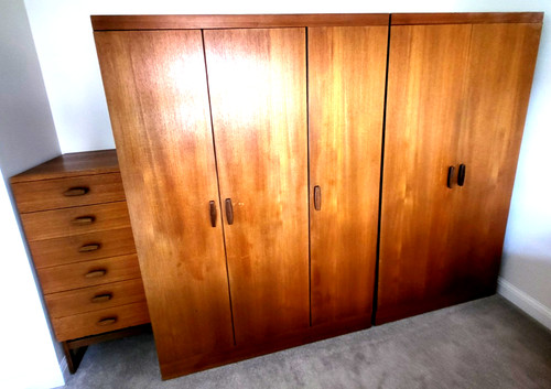 Plan wardrobes 3 door - g-plan, x