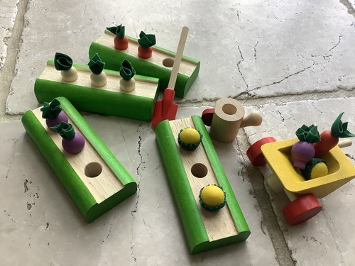 Wooden toy set allotment