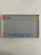 Ferrari V8 Original Service Book 1980”s