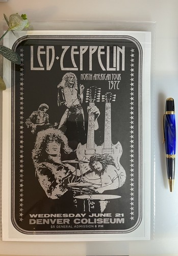 Led zeppelin rock - led, b&w