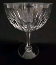 Stuart Crystal Art Nouveau Champagne Saucer Signed 4 1/2" 1st Quality 