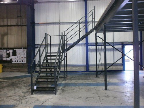New mezzanine floor staircase - mezzanine,