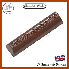CW12146 – Chocolate World – Small Bar 'Bubbles' Polycarbonate Mould