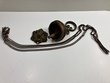 Antique French Old Lighting Chandelier Parts Rise And Fall Restoration Project