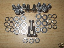 VW  BEETLE,DECK ENGINE  LID,HINGE & CATCH & LATCH STAINLESS STEEL BOLTS SCREWS 
