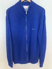 Mens GANT XL royal blue zip