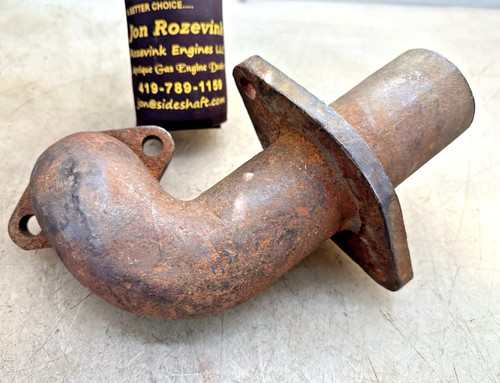 Exhaust elbow muffler - exhaust, mount