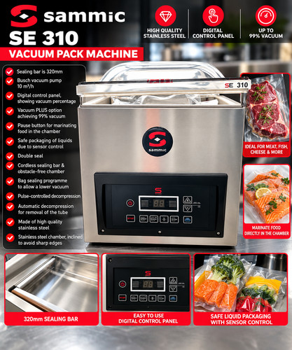 Commercial vacuum packing