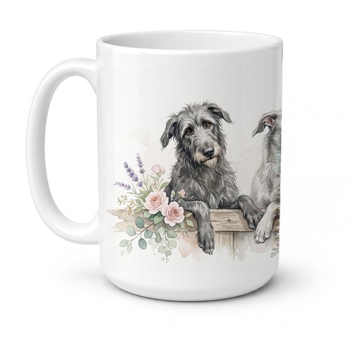 Scottish deerhound garden paws - scottish,