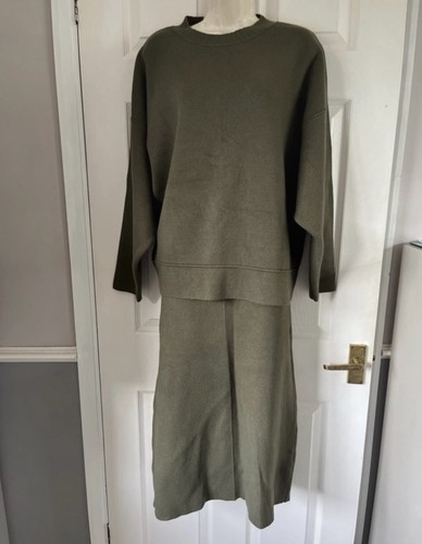 Zara khaki olive green knit - olive,