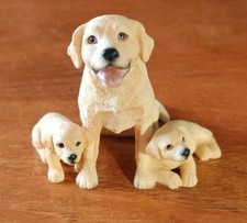 The Leonardo Collection Golden Retriever And Puppies Figurine