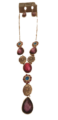 Wallis gold necklace and - necklace,