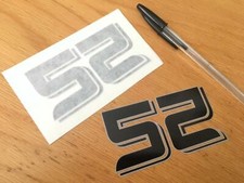 James Toseland #52 Race Number (Pair) UK SELLER
