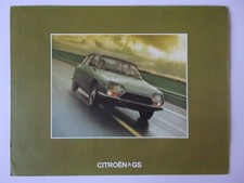 CITROEN GS Range orig 1973 UK