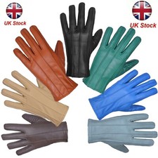  Leather gloves soft feel