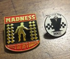 Madness tour enamel badges - tour,