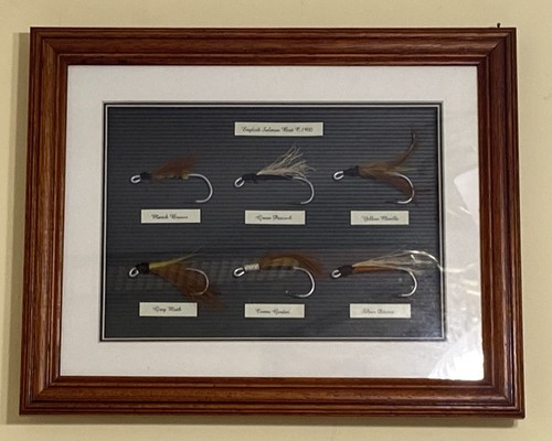 Vintage framed six english - framed,