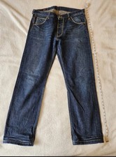 Lee 101B Straight Leg Selvedge W36 L34 Vintage Indigo Men’s Rockabilly Jeans
