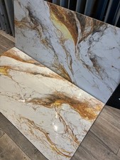 60x120cm White With Coppery