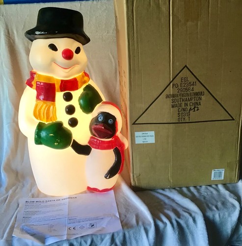 Vintage snowman penguin - snowman, &
