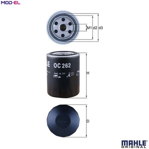 Oil filter 262 for - filter, vw