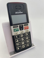 Binatone 0757 Black Unlocked 1.8" Screen Mobile BIG Button Phone Incomplete