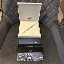 Meisterstuck Mont Blanc Empty Pen Case White Used +VAT