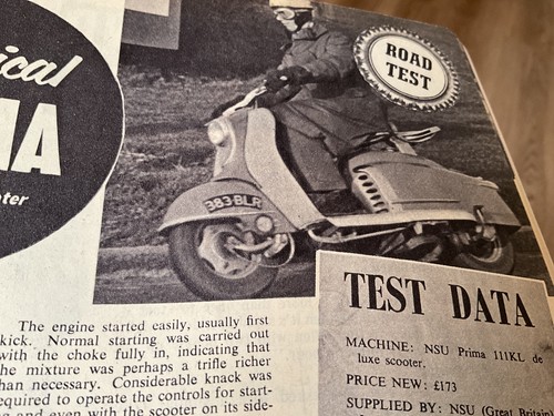 Nsu prima road test era - nsu,