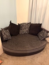 DFS grey cuddle chair - been