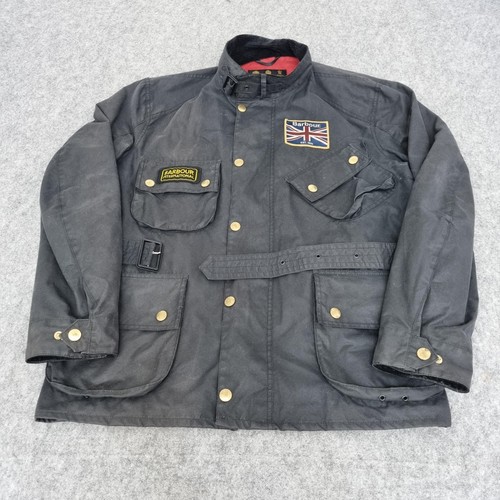 Barbour jacket mens black - barbour,