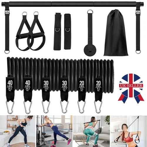 Pilates bar kit with - kit,