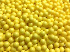 500 YELLOW PLASTIC BB GUN PELLETS BULLETS 6MM BAGGED / CATAPULT AMMO BALLS 