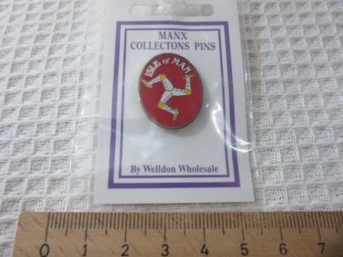 Isle man manx pin badge - badge, (#
