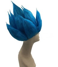 Z Goku Japan Anime Hair Wig BLUE / Black Cosplay Costume Dragon Ball