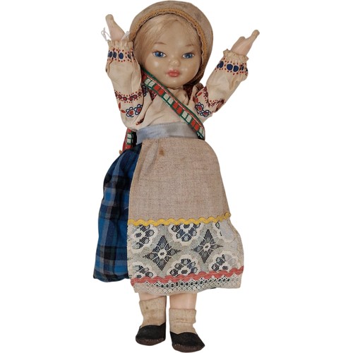 Vintage folk costume doll - vintage,