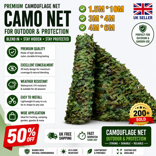 Large camouflage net - 2*3m/4*6m,