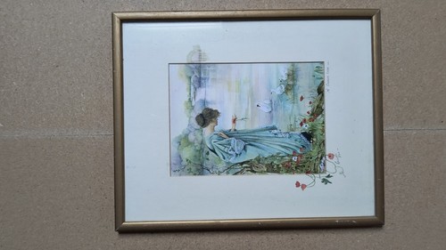 Antique edwardian lithograph - antique,