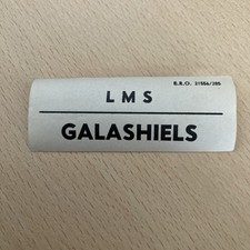 L M S.  Luggage. Label. (