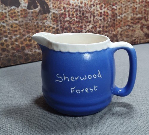 Blue devonmoor pottery jug