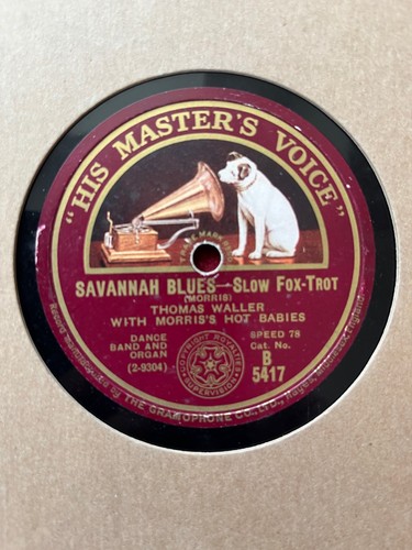 78rpm jazz thomas waller - 78rpm,, jazz,