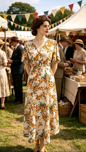 Vintage 1930s 1940s - , style