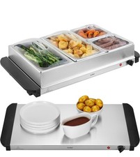 VonShef Food Warmer 4 Tray