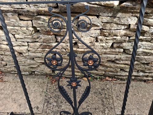 Wrought iron gate similar - wrought, or