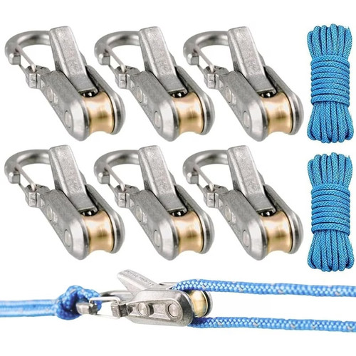 Pack rope with roller - 8-pack,