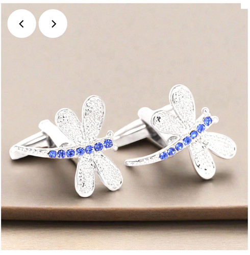Cufflinks steel platinum - cufflinks,