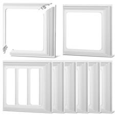 8Pcs 4x4 Vinyl Post Skirt Post