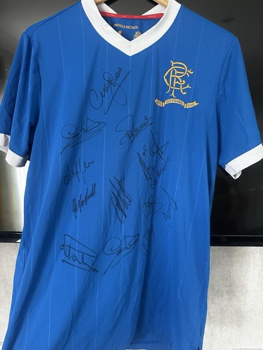 Rangers signed football - rangers,