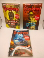 3 x Goosebumps books by R L